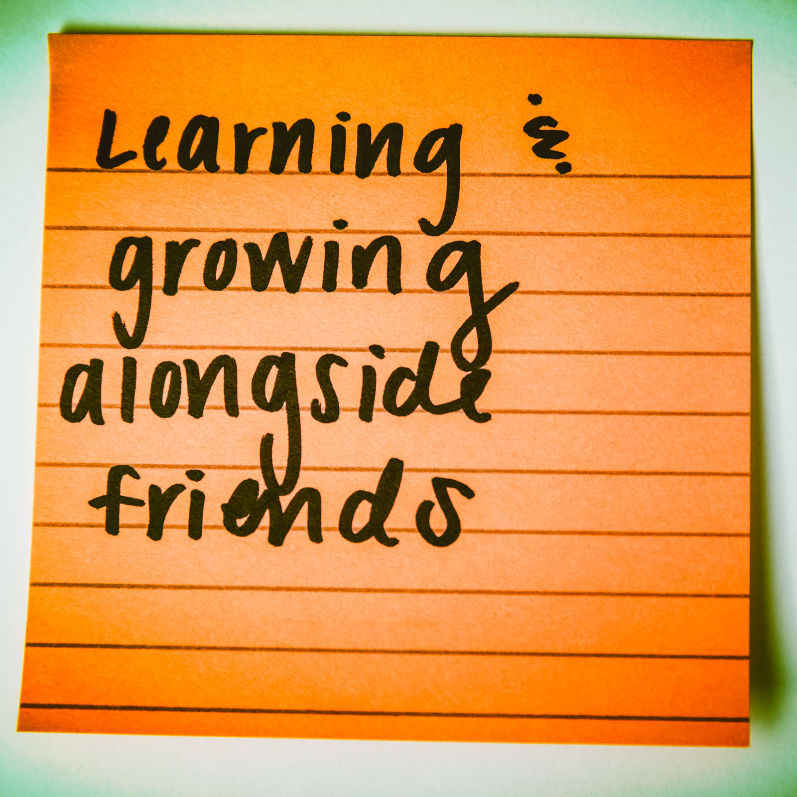 learning & growing alongside friends