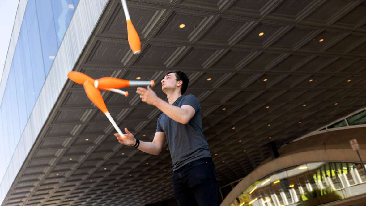 Doctoral Student Juggles Math and … Juggling!