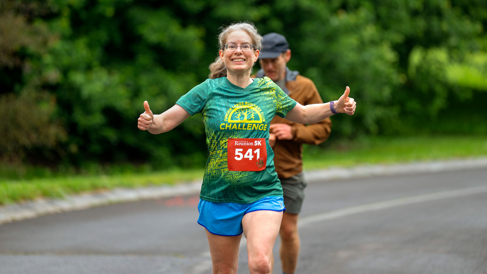 a participant in the Reunion 5K Run