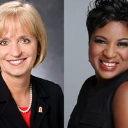 Alumni elect Sheila Wilson Allen '76, DVM '81(left) and Linda Gadsby '88(right).